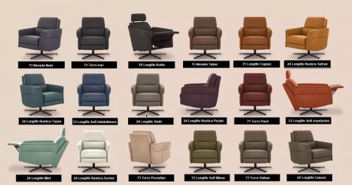 Himolla Aura Chair Leather Colors